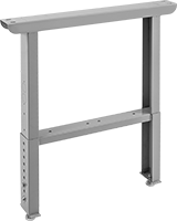 Image of Product. Front orientation. Workbench Bases. Heavy Duty Adjustable-Height Workbench Legs.
