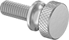 Stainless Steel Flared-Collar Knurled-Head Thumb Screws