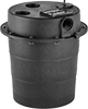 Sump Pumps with Basin for Water with Small Solids