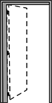 Image of Product. For Left Door Swing Direction. Front orientation. Door Frames. Single-Door Frames for Masonry Walls.