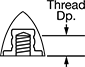 Image of Attribute. Front orientation. Contains Annotated. Load-Rated Reinforced Threaded-Hole Bumpers, Style 2.