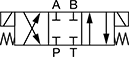 Image of Specification. Front orientation. Contains Annotated. Directional Control Valves. Solenoid-Operated Block-Mount Hydraulic Directional Control Valves , 4 Way, 3 Flow Positions, Style 3.