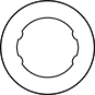 Image of Specification. Front orientation. For 4 Splines. Mounted Linear Bearings for Ball Splines.