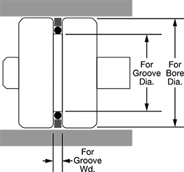 Image of Attribute. Front orientation. Contains Annotated. High-Speed Piston Seals.