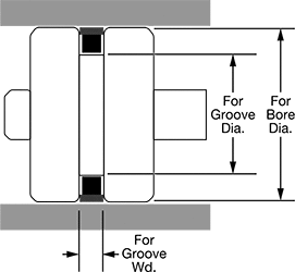 Image of Attribute. Front orientation. Contains Annotated. High-Stability High-Speed Piston Seals.