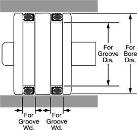 Image of Attribute. Piston Installation. Front orientation. Contains Annotated.