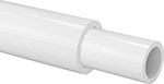 Image of Product. Front orientation. Plastic. Telescoping Delrin® Acetal Round Tubes.