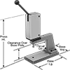 Arbor Press: 1-3/4 Ram, 6 Throat Depth, 3 Ton Pressure, 18 Stroke,  12-1/2 Max Work Height